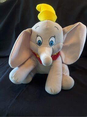 Disney Dumbo Plush - Gray, Yellow, Blue and Red